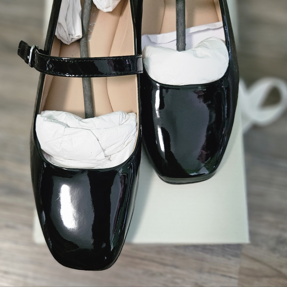 Copper Key Black Mary Jane Sweetie Flats - Picture 4 of 9